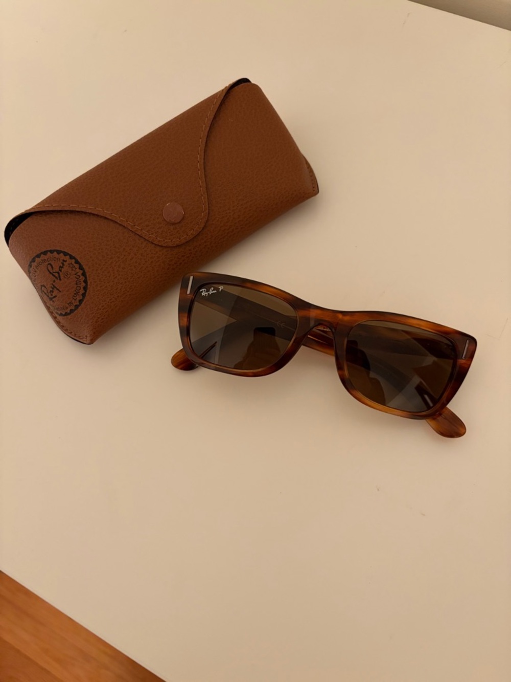 Ray Ban Polarized Brown Framed Sunglasses